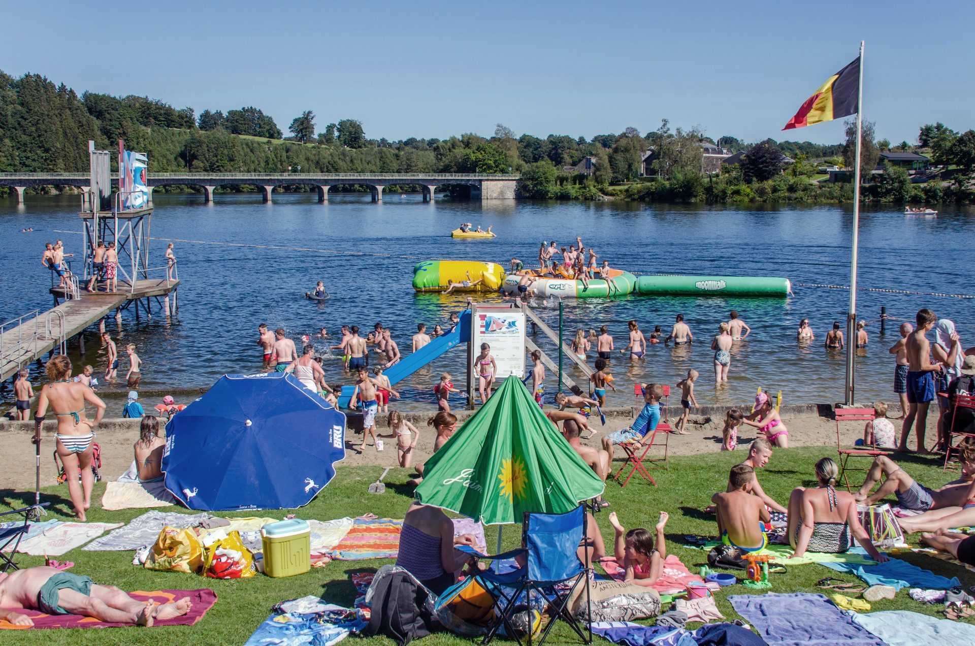 Zwemmen in het meer - Waimes Hautes Fagnes - photo 19