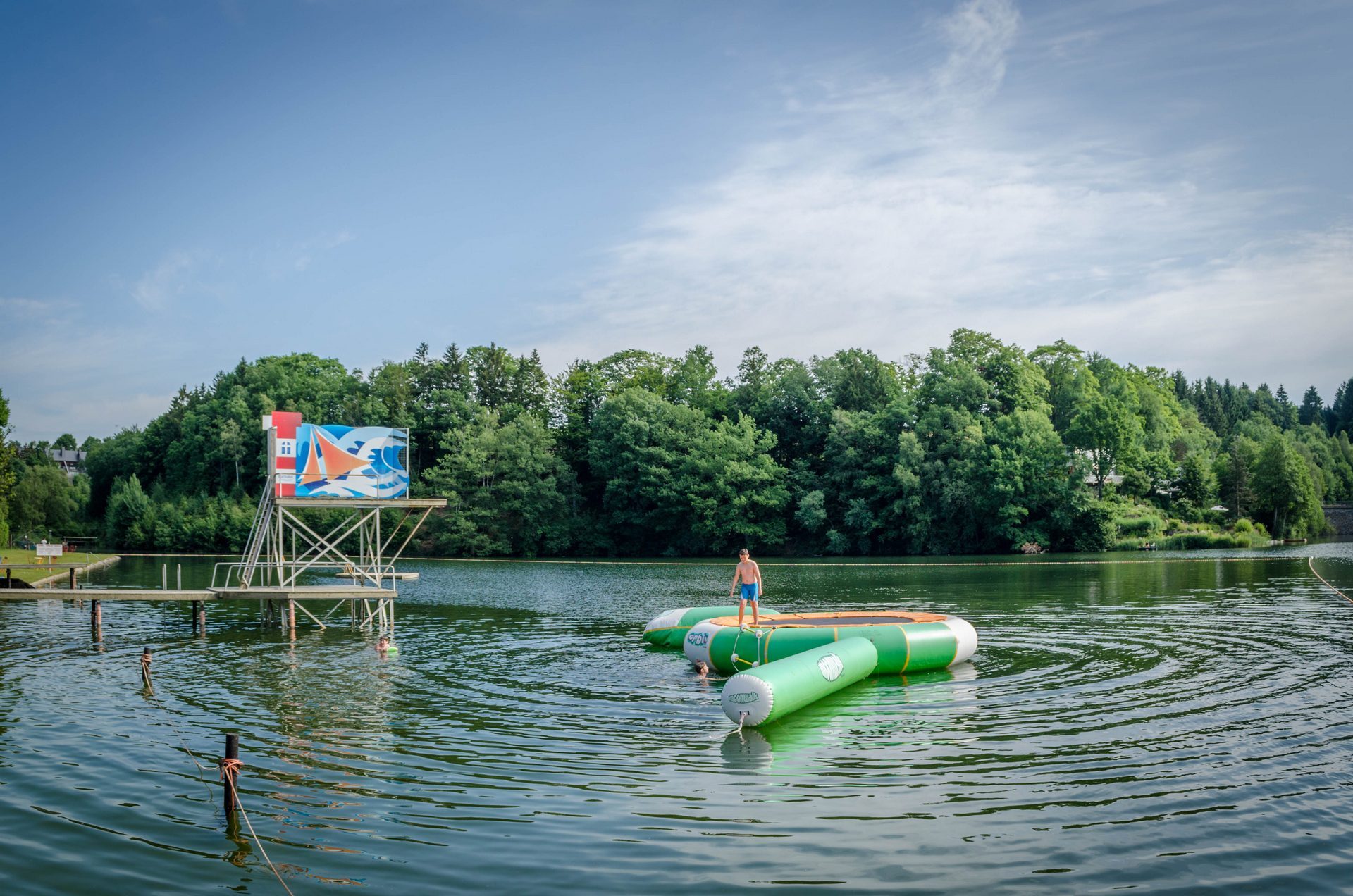 Swimming in the lake - Waimes Hautes Fagnes - photo 18